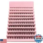 Lash Clusters 120 Pcs C Curl Lash Extension Soft Natural Lightweight 8/10/12/