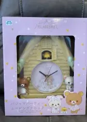 Rilakkuma Wall Clock B. yellow Cuckoo Style Battery Operated Time NIB RARE VHTF
