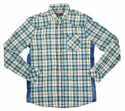 Buffalo David Bitton Plaid Sidax Long Sleeve Button Down Shirt M NWT Fade Mirage