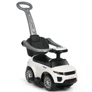 Costway Ride On Push Car Sliding Walking Car Toy w/Guardrails White