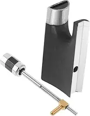 Kisangel 1 Set Replacement Violin Bow Frog with Screws Professional Metal Frog for Violin Instruments Simple Design for Comfort and Stability for Beginners and Experienced Players
