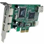 StarTech 4 Port LP PCI Express USB Card - PEXUSB4DP