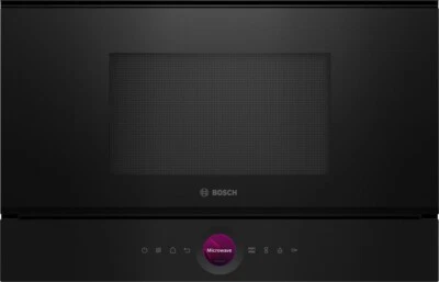 Bosch BFL7221B1, Series 8, built-in microwave, black, free shipping Worldide