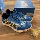 HOKA U Crescendo XC Spikeless Blue Running Sneaker Shoes Men's 10.5, Women’s 12