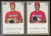 Brayden Krenzel Trey Gregory-Alford 2023 Leaf Perfect Game RC Lot All American