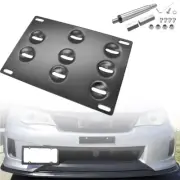 Bumper Tow Hook License Plate Mount Bracket Holder For Subaru WRX 2015-2018 2019 (for: Subaru)