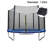 Replacement Trampoline Safety Net Enclosure,Replacement Net for Trampoline 183cm, Garden Trampoline Replacement Net for 6 Poles