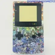 Digimon Collage Gameboy Color diy handheld custom housing shell nintendo gbc