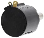 Bourns ROTARY WIREWOUND POTENTIOMETER 20.6x6.35mm Shaft 10kΩ 1W Solder Lug ±3%