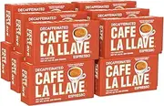 Café La Llave Decaf Espresso Dark Roast, 8.8-Ounce (Pack of 12)