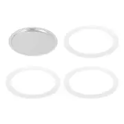 Aluminium Filter Replacement 81x71x4.5mm for 12-Cup Use Mocha Coffee Maker Pot