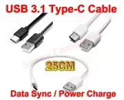 25cm USB Type-C Adapter Cable Charger Cord For Samsung Galaxy A21S A71 A51 Lead