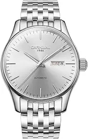 [TEINTOP] Automatic Mechanical Simple Watches for Men Stainless Steel Classic Watch