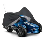 Black Waterproof Full-Cover For Can-Am Spyder Models RT, RT-S, RT Ltd, RT Audio