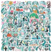 65pcs Original Cute Hatsune Miku Japanese Anime Pop Rock Dancer Guitar Travel