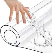 Office Chair Mat for Hardwood Floor, Carpet/Runner Protector/Plastic Table Cover - Multipurpose Rectangular Vinyl Roll,(80cm x 200cm (32" x 79"))