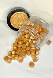 100 Count 24 Karat Gold Sealing Wax Beads