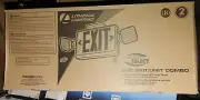 Lithonia Lighting Contractor Select LED Emergency EXIT/UNIT COMBO 13M589