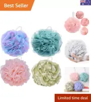 XL Loofah Shower Puff 75g/pcs Mesh Bath Loofa Body Sponges Scrubber for Bathi...