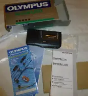 NOS VTG Olympus Pearlcorder L150 Microcassette Recorder New Old Stock Box/Papers