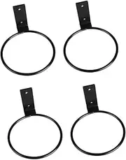 Totority 4 PCS Heavy Duty Iron Wall Planter Hook Bracket Planter Holder Ring for Indoor and Outdoor Use Multi Functional Flower Pot Wall Hanger Easy to Clean and Secure Design