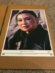 2020 Topps STAR WARS Living Fennec Shand 10x14 Fine Art Print #85/85 Mandalorian