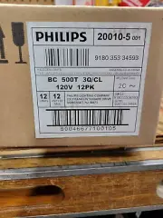 CASE(12units) PHILIPS 200105 PLUS PRO S 500W R7S 120V 1CT/12 DOUBLE ENDED QRTZ