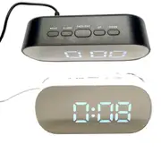 [Vanguard Universal] Oval LCD Table Clock - Black