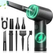 Compressed Air Duster, Powerful 140000RPM Cordless Air Duster, Portable Recha...