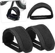 Toddmomy 2Pcs Adjustable Pedal Straps for Durable Toe Clips for Secure Foot Placement Fits All Adult Foot for Cycling and Training Activities