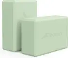 Yoga Block, Soft Non-Slip Surface Premium Foam Blocks, Supportive, Lightweight,