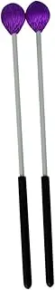 SECFOU 1 Pair Marimba Mallets Sturdy Percussion Instrument Sticks for Beginners for Glockenspiel and Marimba Develop Rhythm and Music Skills