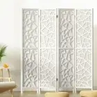 Foldable Panels Room Divider Lightweight Partition Portable Screen Privacy Stand