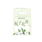 Jasmine Stationery Stickers Flower Plant Paper Stickers Gardenia Self-adhesive Label Decorative Album Scrapbooking Daily Planner