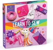 Craft tastic Learn to Sew Kit – 7 Fun Projects W/ Reusable Materials Ages 7+