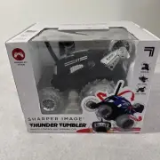 Sharper Image Thunder Tumbler Remote Control Car Spinning Car RC 360 Black