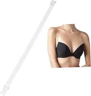 [Holibanna] 10 Pair Elastic Bra Straps Bra Transparent Belt Clear Stand Bra for Dress Non Slip Bra Strap Crystal Holder Clear Tape Womens Bralette Clear Strap Bra Invisible Accessories Women's