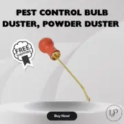 Pest Control Bulb Duster Sprayer Pesticide Diatomaceous Earth Powder Duster NEW