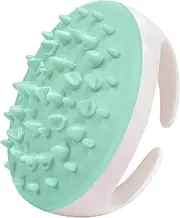 WADY Silicone Anti Cellulite Massager, Hand-Held Massager Body Brush Cellulite Reduction, Cellulite Remover, Improve Circulation, Body Massager, Exfoliator, Fat Roller Use with Creams and Oils (Green)
