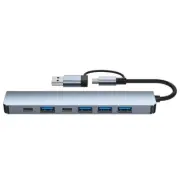 Fast Charge Ports USB USB C Hub Docking Station Fast Charge For TF Card