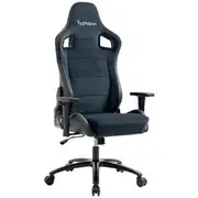 Typhoon Viper High-Back Racing Gaming Chair Fabric Black