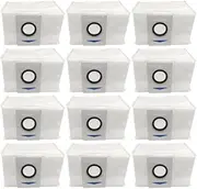 12pcs, Compatible for Ecovacs Deebot X1 Omni Vacuum Cleaner Accessories Dust Bag