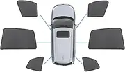 MAX COOL Car Side Window Sun Shades Magnetic Mesh Sunshade Blind Suitable for BMW X3 F97 2017-On (6PCS/Set)