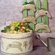 Heart Strings The Homespun Hare Cross Stitch Pattern Booklet by Pat Thode NEW