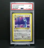 1st Edition Shadowless Dragonair 18/102 - Base Set Pokemon Card (Mint) PSA 9