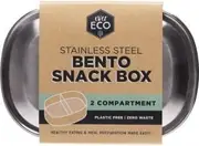 Ever Eco Stainless Steel Bento Snack Box 2 Compartments 580ml