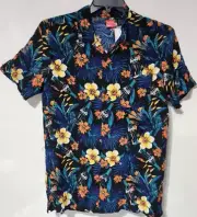 Coca Cola Branded Hawaiian Aloha Button Shirt Coke Bottles Medium NWT
