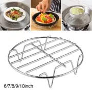 6/7/8/9 Inch Air Fryer Accessory Single Layer Grill Rack Grid Bakings Tray Racks