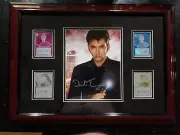 2015 TOPPS COMPLETE SET OF FOUR 1/1 PRINTING PLATES OF ALL DAVID TENNANT AUTO'S