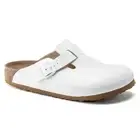 BIRKENSTOCK BOSTON VEGAN BIRKIBUC Clogs White New